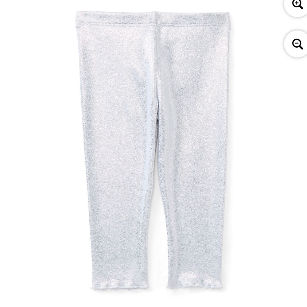 NWT Size 3-6M Garanimals Shimmering Silver Leggings